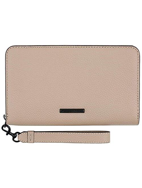 Rebecca Minkoff Regan Universal Zip Wristlet (Fits Most Mobile Phones) (Nude - RMIPH-017-ND)
