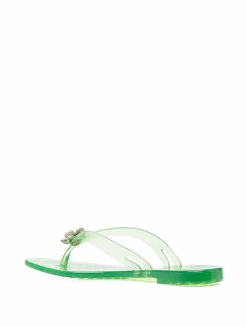 Casadei Jelly crystal-embellished sandals
