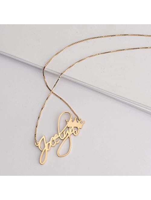 Generic Cursive Name Necklace - Personalized Sterling Silver Dainty Name Jewelry - Custom Gold Name Necklace - Gift for Her - Birthday Gift for Mom