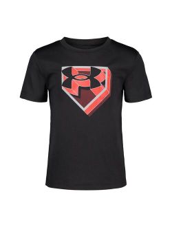Boys 4-7 Under Armour Baseball Homeplate Moisture Wicking Dimensions Graphic Tee