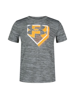Boys 4-7 Under Armour Baseball Homeplate Moisture Wicking Dimensions Graphic Tee