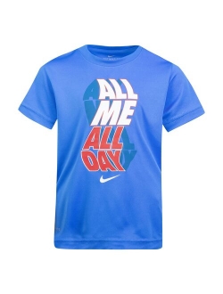 Boys 4-7 Nike "All Me All Day" Graphic Moisture Wicking Tee