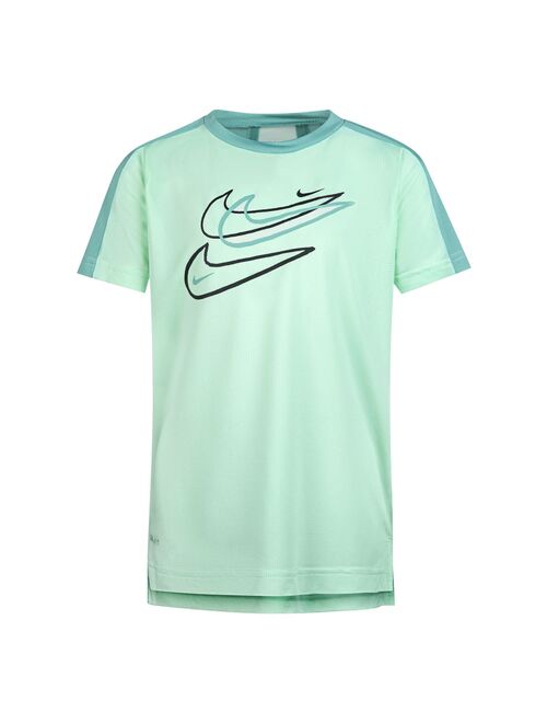 Boys 4-7 Nike Dri-FIT Swoosh Graphic Moisture Wicking Tee