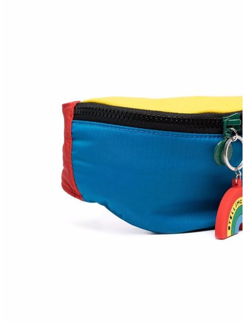 Stella McCartney Kids colour-block recycled belt bag