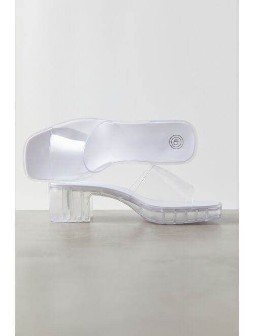 Urban Outfitters UO Vista Clear Jelly Mule Sandal