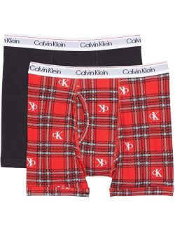 Kids 2-Pack Modern Cotton Boxer (Little Kids/Big Kids)