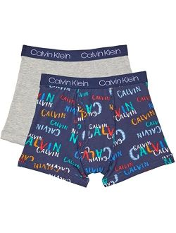 Kids 2-Pack Cotton Stretch Boxer (Little Kids/Big Kids)
