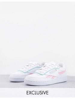 Club C Revenge sneakers in white and pastels - Exclusive to ASOS