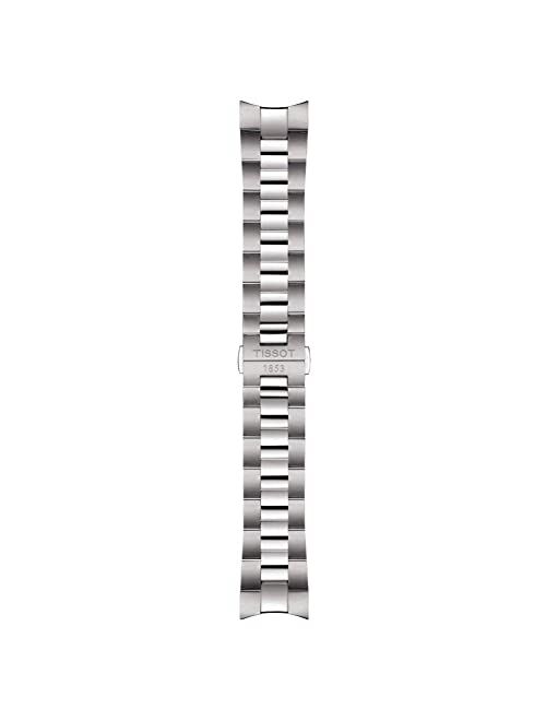 Tissot Men's Gentleman Auto Swiss Automatic Dress Watch with Stainless Steel Strap, Grey, 21 (Model: T1274071109101)