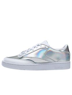 Club C 85 sneakers in white and silver