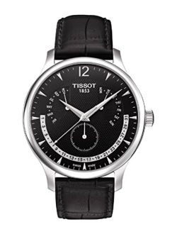 mens Tissot Tradition stainless-steel Dress Watch Black T0636371605700