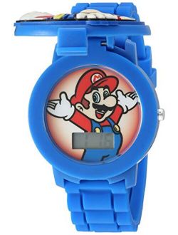 Quartz Watch with Silicone Strap, Blue, 17.4 (Model: GMA3015)
