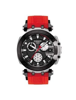 Men's T-Race Chrono Quartz Stainless Steel Casual Watch Red T1154172705100