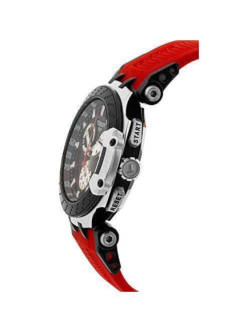 Tissot Men's T-Race Chrono Quartz Stainless Steel Casual Watch Red T1154172705100