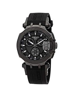 mens T-Race Chrono Quartz Stainless Steel Casual Watch Black T1154173706103