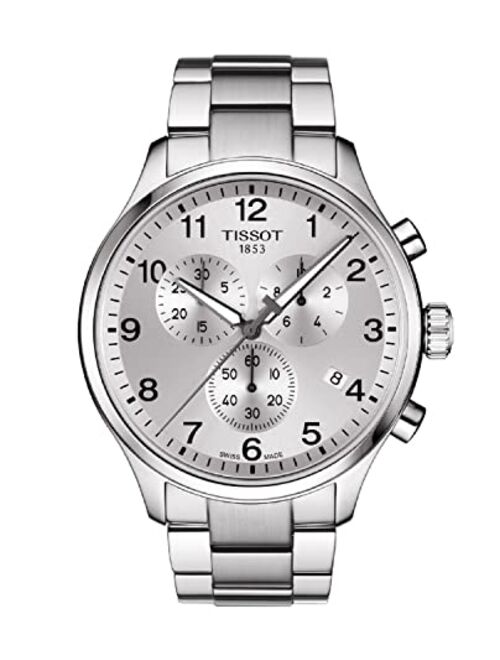 Tissot mens Tissot Chrono XL Stainless Steel Casual Watch Grey T1166171103700