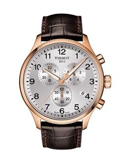 mens Tissot Chrono XL Stainless Steel Casual Watch Brown T1166173603700