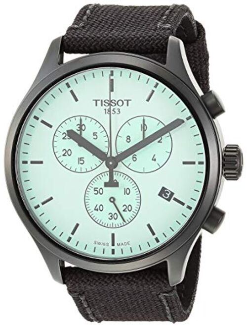 Tissot mens Chrono XL Stainless Steel Sport Watch Black T1166173709100
