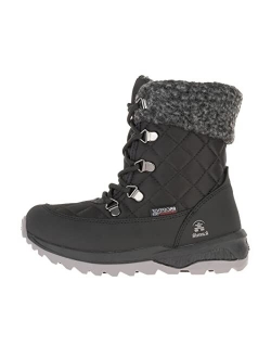 Kids Gemini Winter Boots,Charcoal/Fuchsia,
