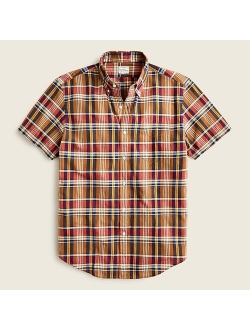 Relaxed short-sleeve Indian madras shirt