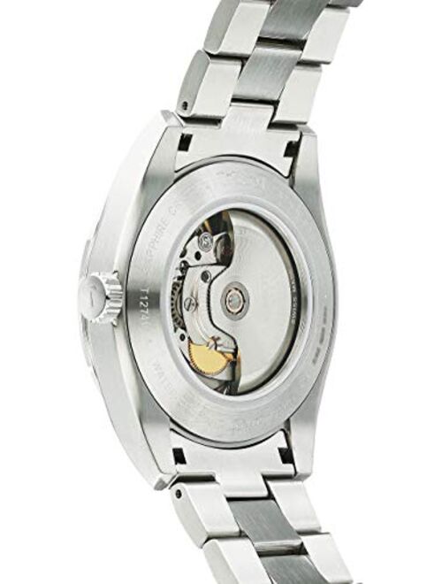 Tissot mens Gentleman Stainless Steel Dress Watch Grey T1274071105100