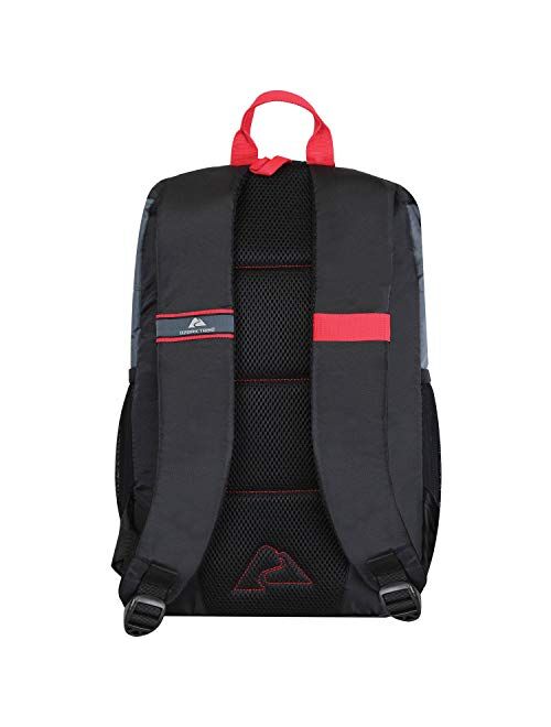 Ozark Trail 24-Can Thermal Insulated Cooler Backpack, Black/Gray