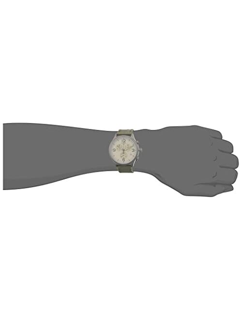 Tissot mens Chrono XL Stainless Steel Casual Watch Kaki T1166173726700