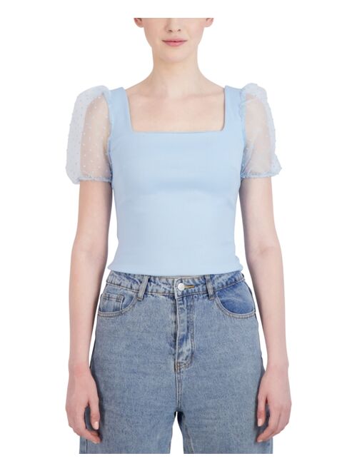 BCBGeneration Puff Sleeve Top