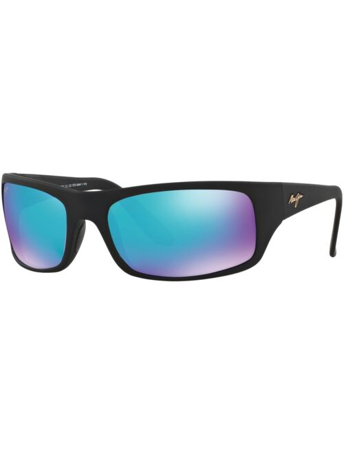 Maui Jim Peahi Polarized Sunglasses , 202 Blue Hawaii Collection