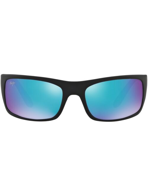 Maui Jim Peahi Polarized Sunglasses , 202 Blue Hawaii Collection