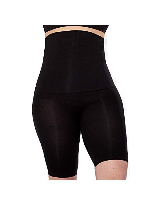 Shapermint High Waisted Body Shaper Shorts Shapewear for Women Tummy Control Thigh Slimming Technology