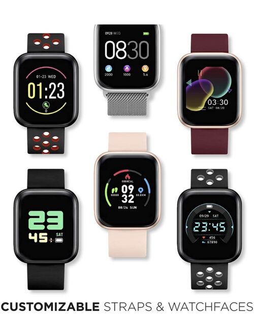 iTouch Air 3 Unisex Black Mesh Strap Smart Watch 44mm