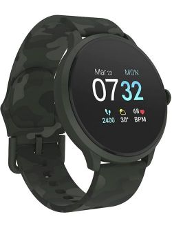 Unisex Sport 3 Dark Green Silicone Strap Smartwatch 45.3 mm