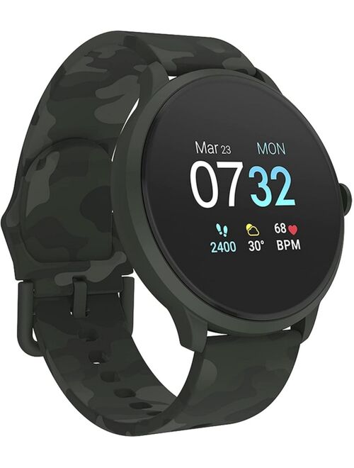 iTouch Unisex Sport 3 Dark Green Silicone Strap Smartwatch 45.3 mm