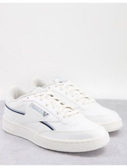 Club C 85 Vegan sneakers in white and blue
