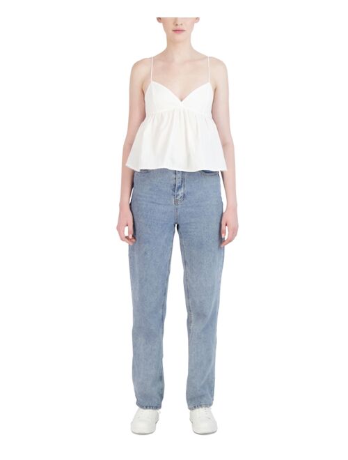 BCBGeneration Babydoll Spaghetti Strap Cami Tops