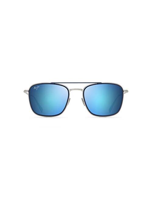 Maui Jim Following Seas W/Patented Polarizedplus2 Lenses Aviator Sunglasses