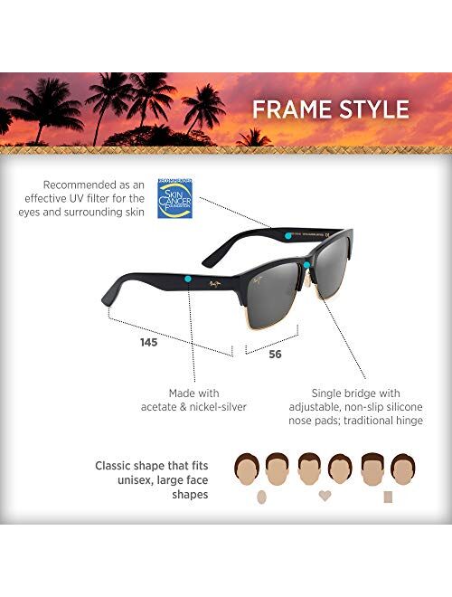 Maui Jim Women's Perico Square Sunglasses