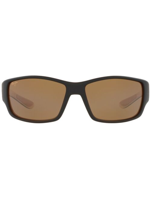 Maui Jim Men's Polarized Sunglasses, MJ000673 Local Kine 61