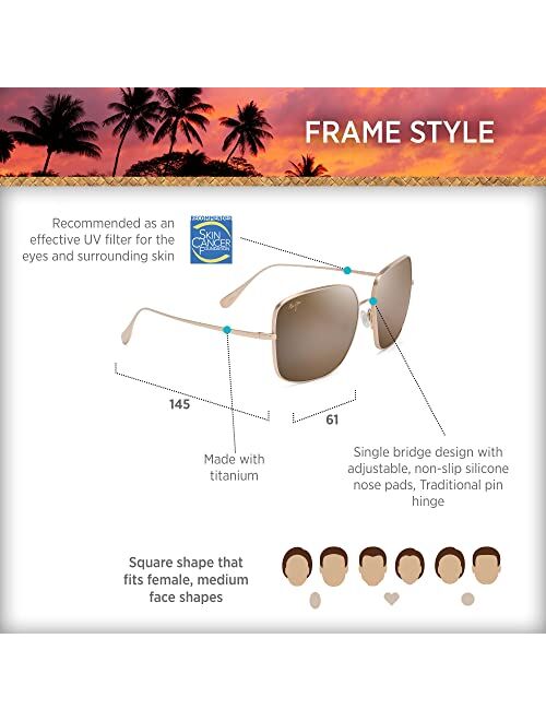 Maui Jim Women's Triton Cat-Eye Sunglasses