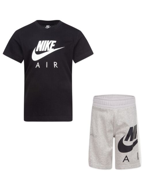 Nike Little Boys Air Shorts and T-shirt, 2 Piece Set