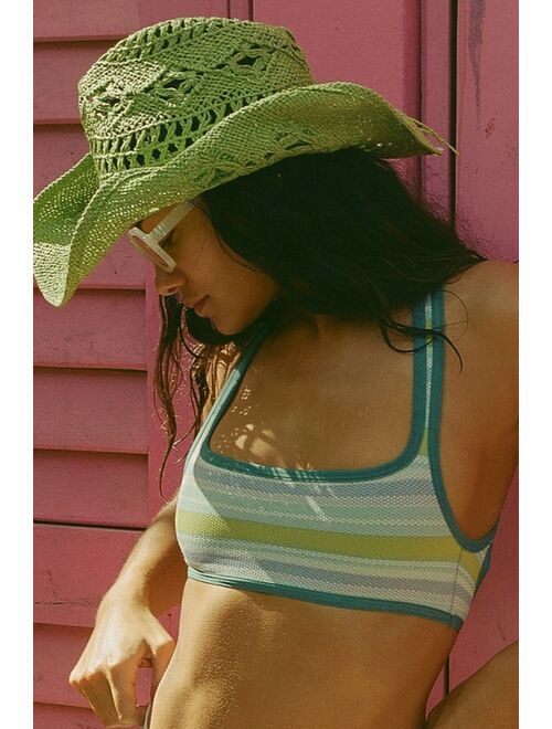 Urban Outfitters Jessie Woven Straw Cowboy Hat