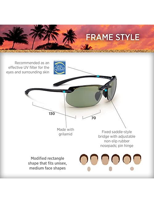 Maui Jim Banyans Rectangular Sunglasses