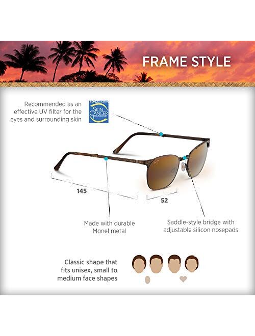 Maui Jim Stillwater Square Sunglasses