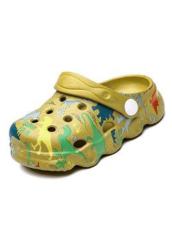 Cerythrina Boys Girls Clogs Cute Cartoon Animal Garden Shoes Lightweight Slides Slippers Slip-on Sandals (Infant/Toddler/Little Kid)