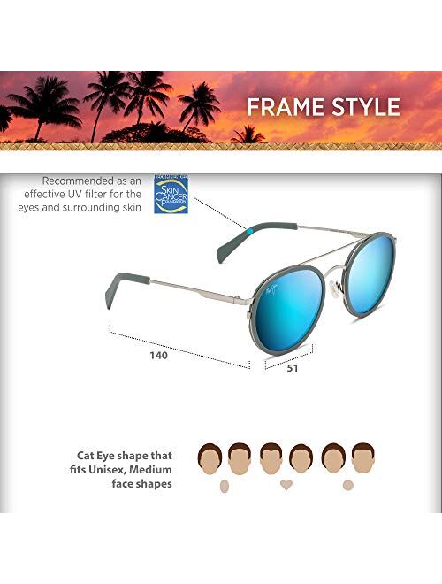 Maui Jim Even Keel Cat-Eye Sunglasses