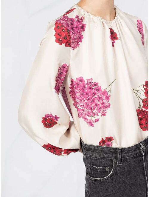 La DoubleJ Charming floral-print blouse