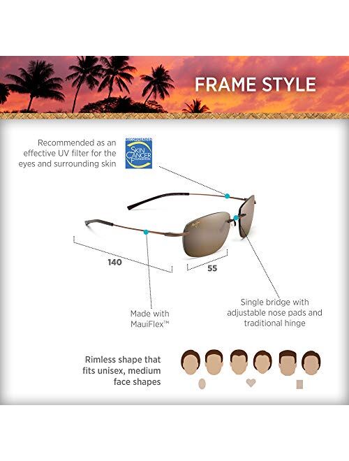 Maui Jim Nanea Rimless Sunglasses
