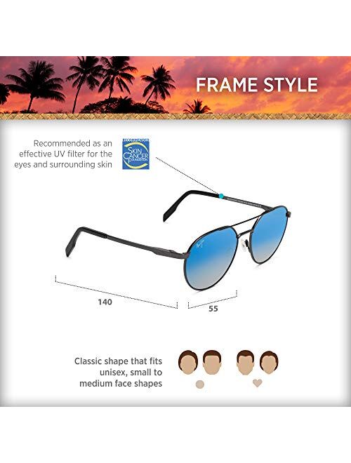 Maui Jim Waterfront Square Sunglasses