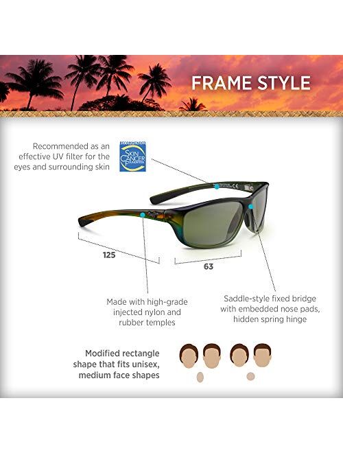 Maui Jim Spartan Reef Wrap Sunglasses